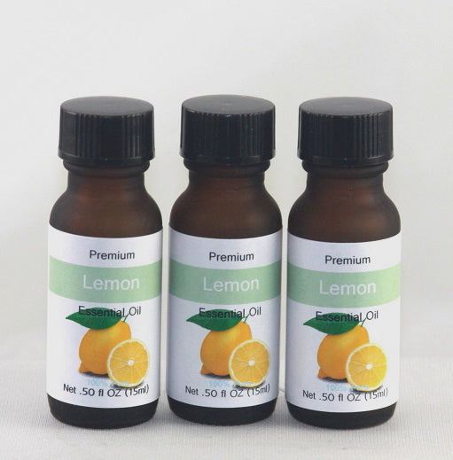 Lemon Essential Oil Pure and Natural Therapeutic Grade (1/2 oz)