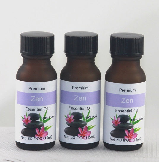 Zen Essential Oil Pure and Natural Therapeutic Grade (1/2 oz)